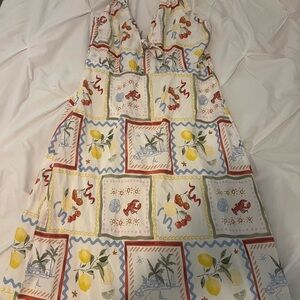 Abercrombie & Fitch Lemon Print Sundress